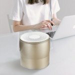 Wholesale TWS Pair Connection Metallic Mini Portable Bluetooth Wireless Speaker (Rose Gold)