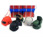 Wholesale Cool Helmet PUBG Design Portable Bluetooth Wireless Speaker with Phone Holder (Black)