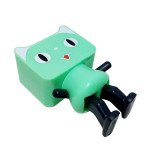 Wholesale Smart Music Dancing Cat Portable Bluetooth Speaker with Strap Cute Cat (White)