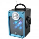 Wholesale LED Screen Light Portable Bluetooth Speaker MHS001 (Blue)