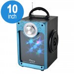 Wholesale LED Screen Light Portable Bluetooth Speaker MHS001 (Blue)