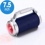 Wholesale Disco Beam LED Light Projector Bluetooth Speaker with Carry Handle J15 (Navy Blue)