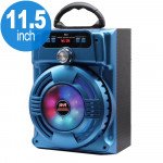 Wholesale Handle Bar LED Light Portable Bluetooth Speaker JHW802 (Blue)