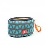 Wholesale MiniBox Mesh Design Portable Bluetooth Speaker with Strap K850 (Blue Gray)