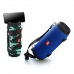 Wholesale Carry to Go Large Drum Design Portable Bluetooth Speaker with Phone Holder E66 (Blue)