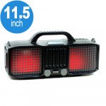 Wholesale Full LED Light Portable Bluetooth Speaker with Carry Handle KMSE86 (Gray)