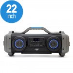 Wholesale Mega Heavy Duty BoomBox Portable Bluetooth Speaker with Carry Handle SH01 (Black)