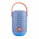 Wholesale Extreme Sound Round Portable Bluetooth Speaker with Handle Strap TG107 (Gray Blue)