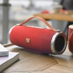 Wholesale Extreme Drum Style Portable Bluetooth Speaker with Handle Strap TG109 (Red)