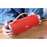 Wholesale Extreme Drum Style Portable Bluetooth Speaker with Handle Strap TG109 (Blue)