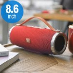 Wholesale Extreme Drum Style Portable Bluetooth Speaker with Handle Strap TG109 (Red)