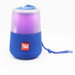 Wholesale LED Flashing Light Portable Bluetooth Speaker TG168 (Blue)