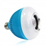 Wholesale LED Wireless Smart Light Bulb Speaker RGB Color Change with Remote Control WJ-L2 (Blue)