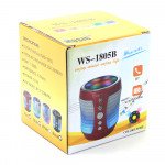 Wholesale Mini HiFi Bluetooth Speaker WS-1805B (Red)