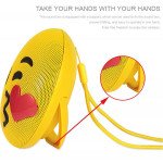 Wholesale Emoji Loud Sound Portable Bluetooth Speaker with Strap and USB Slot YM-032 (Sunglasses)