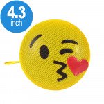 Wholesale Emoji Loud Sound Portable Bluetooth Speaker with Strap and USB Slot YM-032 (Kiss)