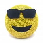 Wholesale Emoji Loud Sound Portable Bluetooth Speaker with Strap and USB Slot YM-032 (Sunglasses)