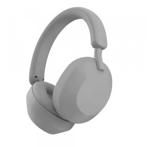 Wholesale Foldable Design Bluetooth Wireless Headphones with Plush Earcups, Built-In Mic, & Noise Reduction WHXM5 for Universal Cell Phone And Bluetooth Device (Champagne Gray)