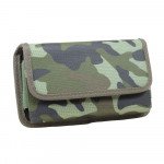 Wholesale Ex-Large Horizontal Camouflage Phone Pouch with Belt Clip – Durable, Stretchable Design for Fits iPhone 15 Pro Max and more (Camo)