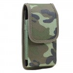 Wholesale Ex-Large Army Green Camouflage Vertical Phone Pouch with Belt Clip – Stretchable, Multi-Orientation for Fits iPhone 15 Pro Max and more (Camo)