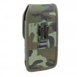 Wholesale Ex-Large Army Green Camouflage Vertical Phone Pouch with Belt Clip – Stretchable, Multi-Orientation for Fits iPhone 15 Pro Max and more (Camo)